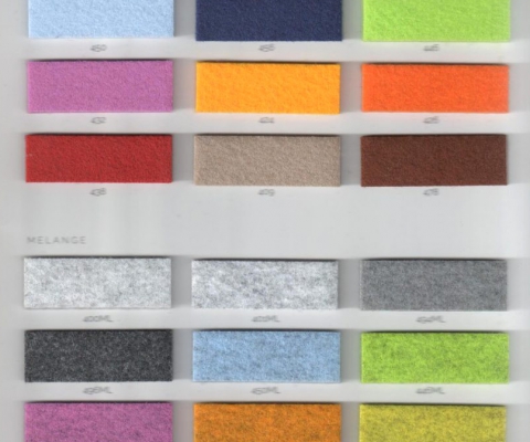 New range of Polyester Coloured Felts